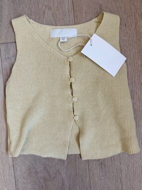 Brand New Girl’s Zara Yellow Button Up Top